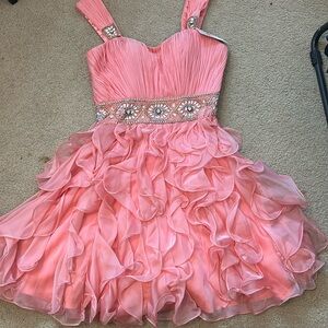 lara design pink dress